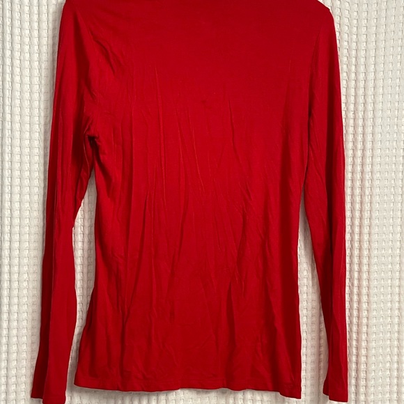 Red Turtleneck | Ellen Tracy | Size M - Picture 3 of 4